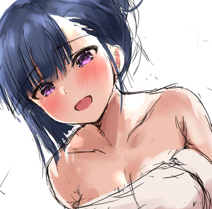 ラフ描き
最近、絵を描けてないせいか絵柄が迷子😖 