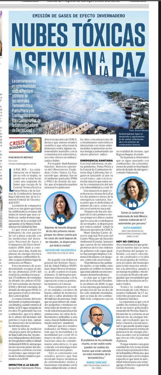 ernesto_mendez's tweet photo. Nubes toxicas asfixian a #LaPaz #BCS; habitantes respiran emisiones de dos centrales eléctricas @CFEmx
#EmergenciaClimática
https://t.co/kHyXVOBKdW https://t.co/huUzmzN1m5