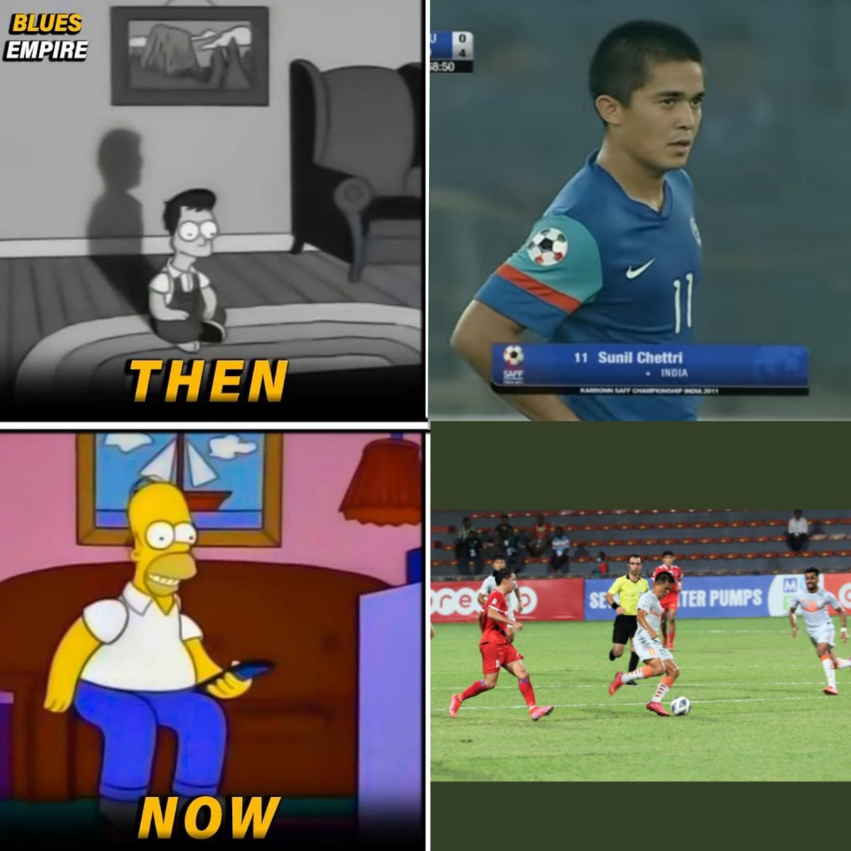 Retweet if it's true 😭
Captain leader legend @chetrisunil11 🇮🇳🔥 
#IndianFootball #SAFFCup