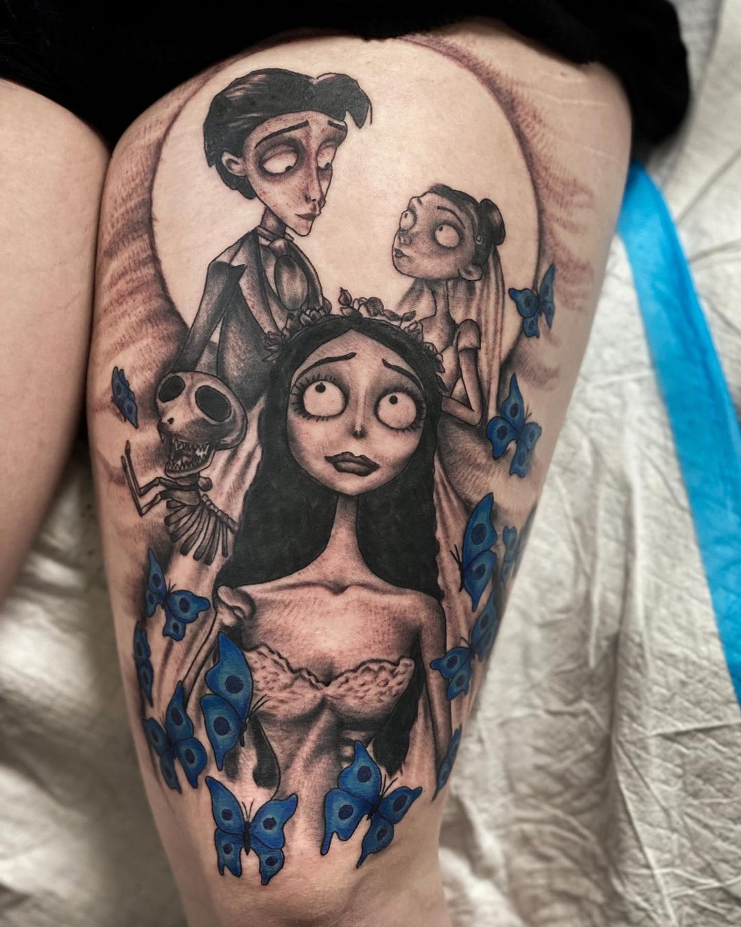 Corpse Bride Tattoo Patch  Forbidden Planet