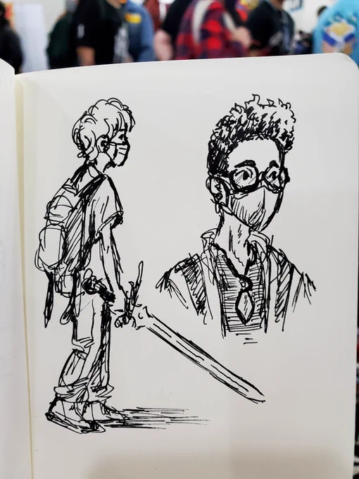 Sketches at NYCC 