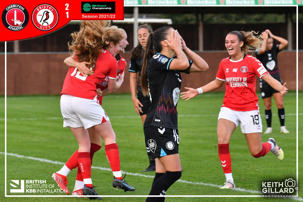 KGtopsnapper's tweet photo. Match Gallery @CAFCWomen v Bristol City Women.

A brace from @emma_foll , including an diving header in injury time, gave Charlton a 2-1 victory.

https://t.co/aU1CDdwpHU

#cafc #Addicks #SandgaardEra #CharltonFamily #charltonwomen #OneClub #FAWC https://t.co/EFJa5iguOh