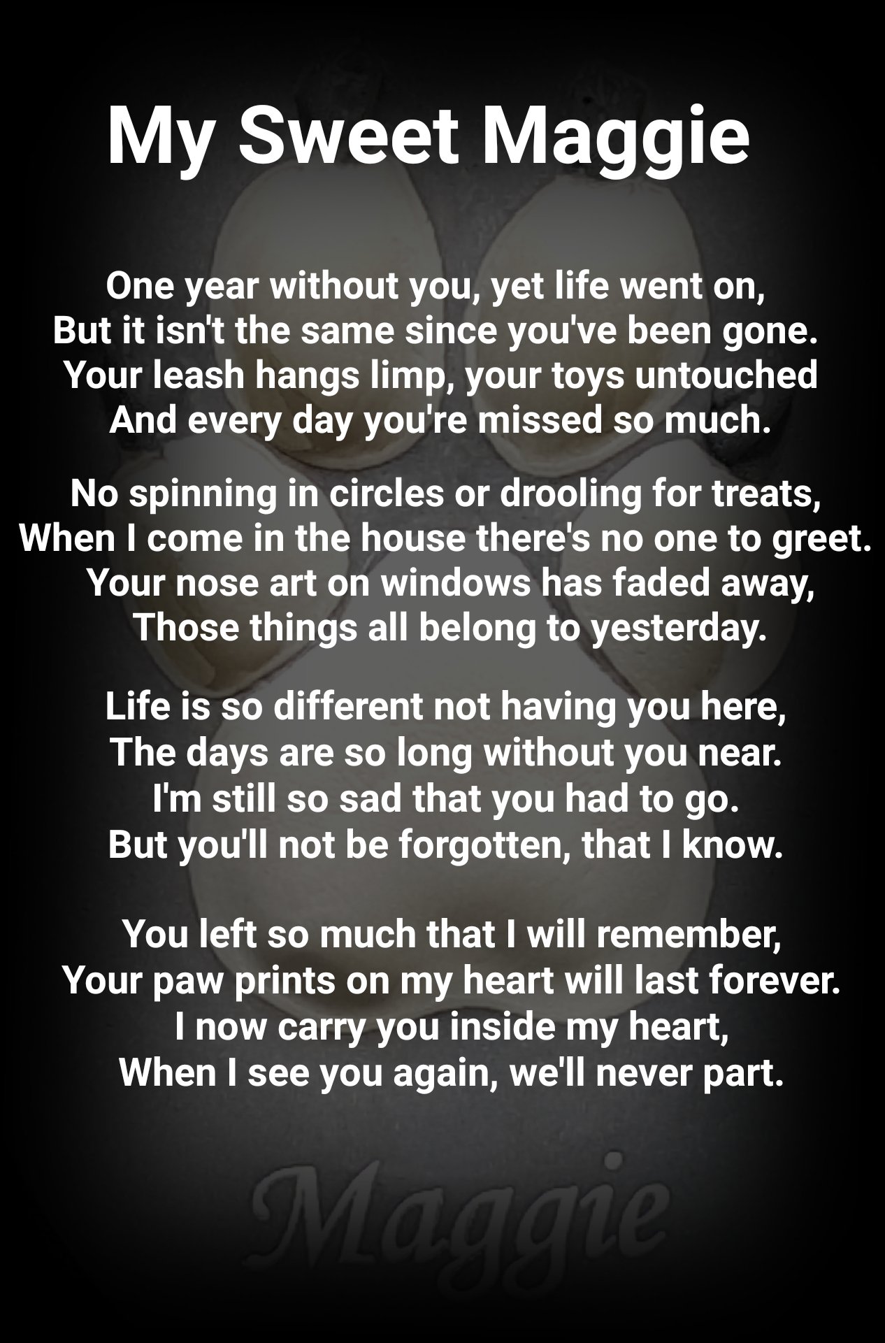 Never be the store same without you here