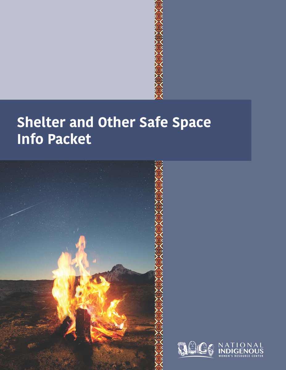Tribal programs and advocates, check out this new resource! The Shelter &amp; Other Safe Space Info Packet is a collection of docs on a range of topics abt providing shelter &amp; emergency housing for survivors of intimate partner violence. bit.ly/3BtXjNJ