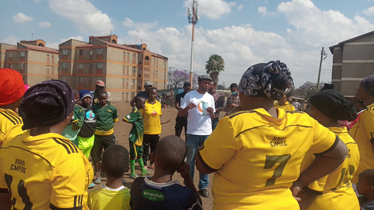 DFHRC's tweet photo. #WorldMentalHealthDay  The power of sports in creating safe supportive spaces for healing. Successful had a leg football Match between women and their daughter's as we promote the use of sports for healing #KumekuchaQuest #MySports https://t.co/B7nUaeExCg