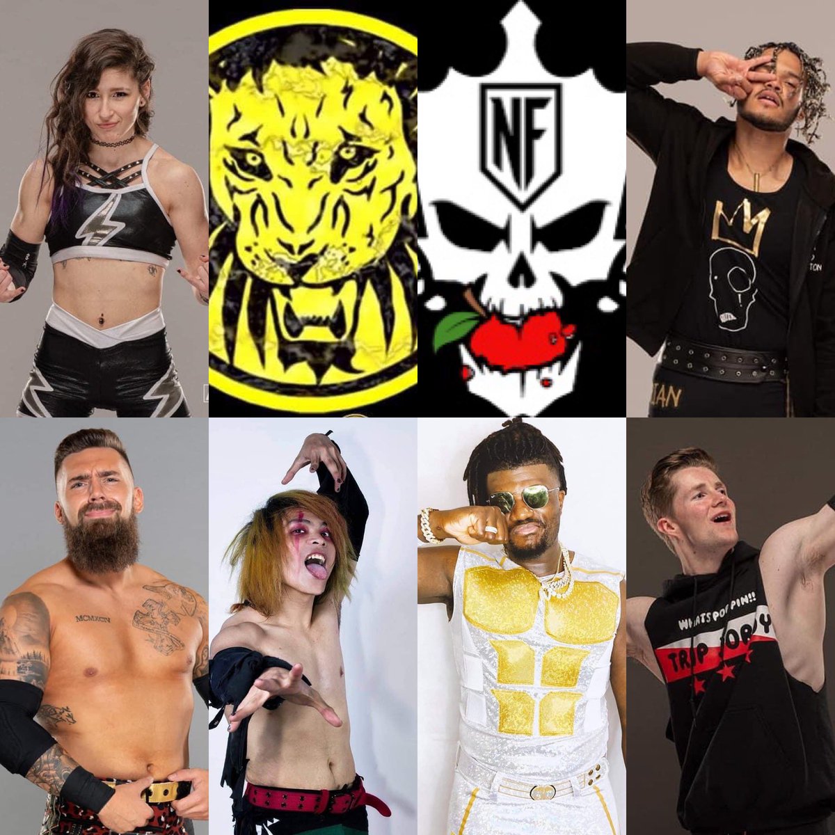 Young Lion’s Cup 2021…
It’s the Nightmare Factory take over!

We out here doing the work 💪
Gonna represent hard!!

@BrookeHavok 
@DarianBengston 
@thetrevoroutlaw 
@kiddbanditpro 
@IshmaelVaughn 
@TripJordy 

#aew #nightmarefactory #nightmarefamily #codyrhodes #qtmarshall
