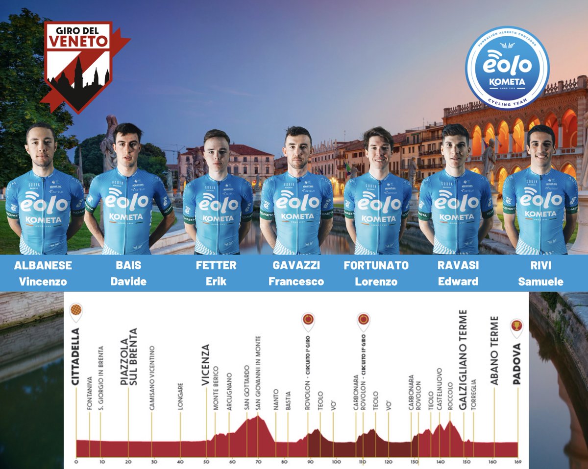 ivanbassodailyblog (@ibdailyblog) on Twitter photo 🔜 1⃣3⃣ ottobre, la @EoloKometaTeam correrà il #GiroDelVeneto 🚴♂️🇮🇹 con <a href="/vincenalban/">vincenzo albanese</a> <a href="/davide_bais/">Davide Bais</a> <a href="/fettererik/">Erik Fetter</a> <a href="/gavazzif/">francesco gavazzi</a> <a href="/lorenzfortunato/">Lorenzo Fortunato</a> <a href="/edward_ravasi/">Edward Ravasi</a> Samuele Rivi #WeAreTeam
📰 Presentazione 👇
ivanbassodailyblog.com/presentazioni-… 🔜 1⃣3⃣ ottobre, la @EoloKometaTeam correrà il #GiroDelVeneto 🚴♂️🇮🇹 con <a href="/vincenalban/">vincenzo albanese</a> <a href="/davide_bais/">Davide Bais</a> <a href="/fettererik/">Erik Fetter</a> <a href="/gavazzif/">francesco gavazzi</a> <a href="/lorenzfortunato/">Lorenzo Fortunato</a> <a href="/edward_ravasi/">Edward Ravasi</a> Samuele Rivi #WeAreTeam
📰 Presentazione 👇
ivanbassodailyblog.com/presentazioni-…