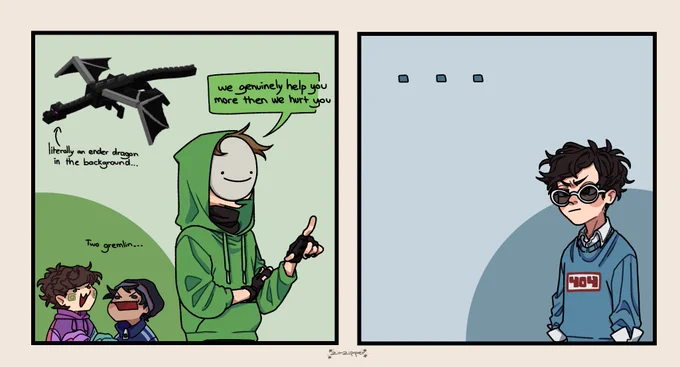Shitpost, of George latest video
#georgenotfoundfanart #dreamfanart #karljacobsfanart #quackityfanart 