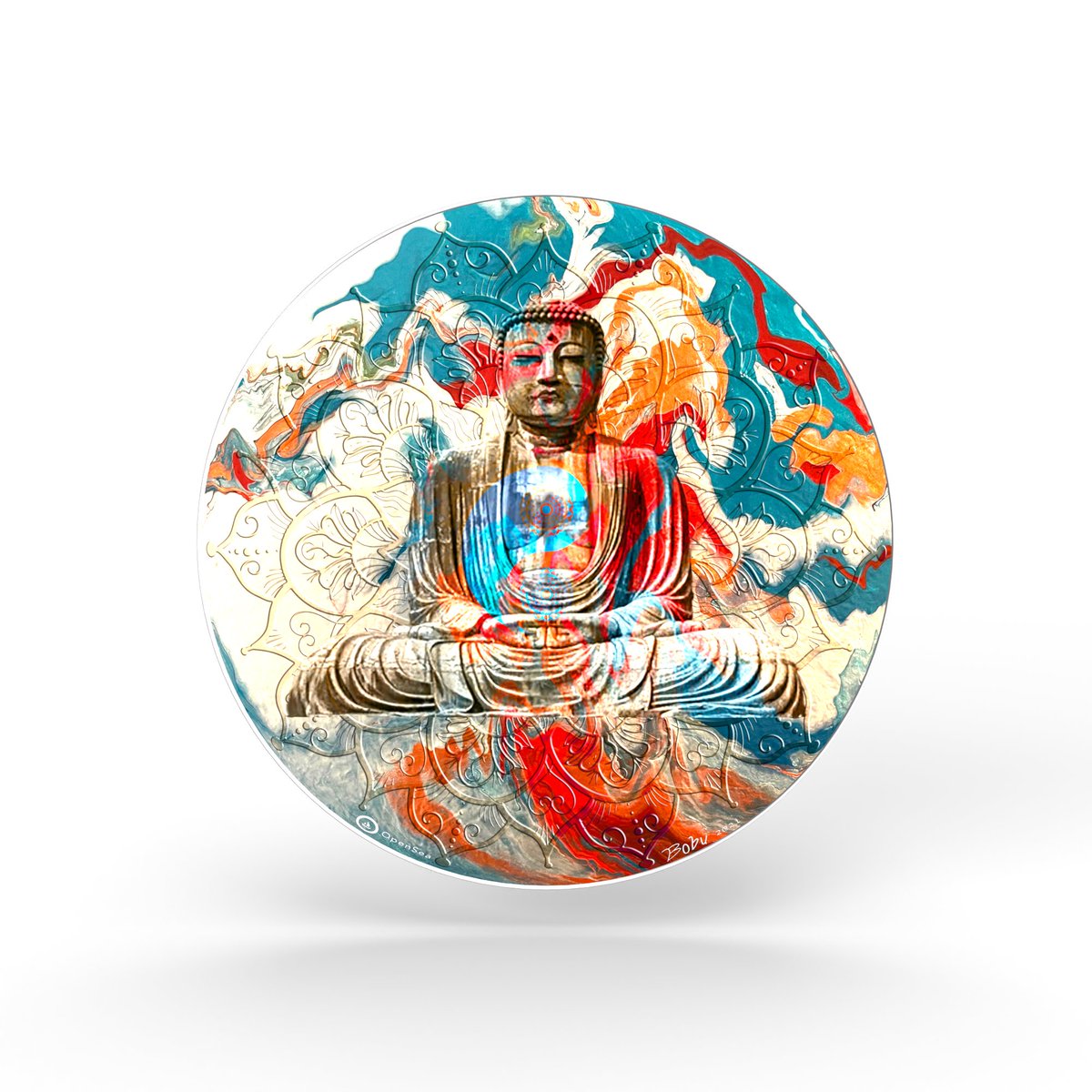 dabuddhas's tweet photo. DaBuddha #2 Just dropped!!!

Includes 3d .glb, animated .gif, &amp; 2 .png downloads
Original Artwork: 11,753x8,000px 200dpi

DaBuddhas will benefit homelessness &amp; mental-health advocacy programs.

#1of1 #NFTAuction

https://t.co/WkYxVeDqbA via @opensea #OpenSeaNFT #nft #NFTCommunity https://t.co/2np1I22lDS