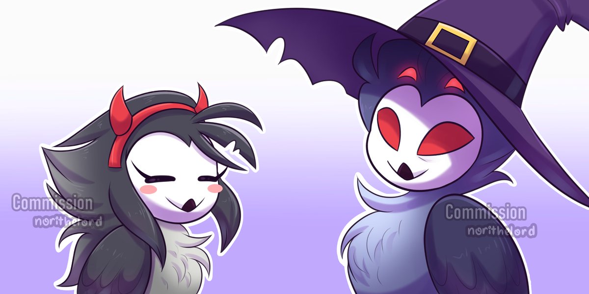 NoriTheLord's tweet photo. Owl Stolas and Baby Octavia uwu 
-
Commission for "zixuen118" on Instagram 
#helluvaboss #owlstolas #stolas #octavia #owl #cute #halloween #helluvabossfanart #helluvabossstolas #helluvabossau https://t.co/sy90qzTEh4