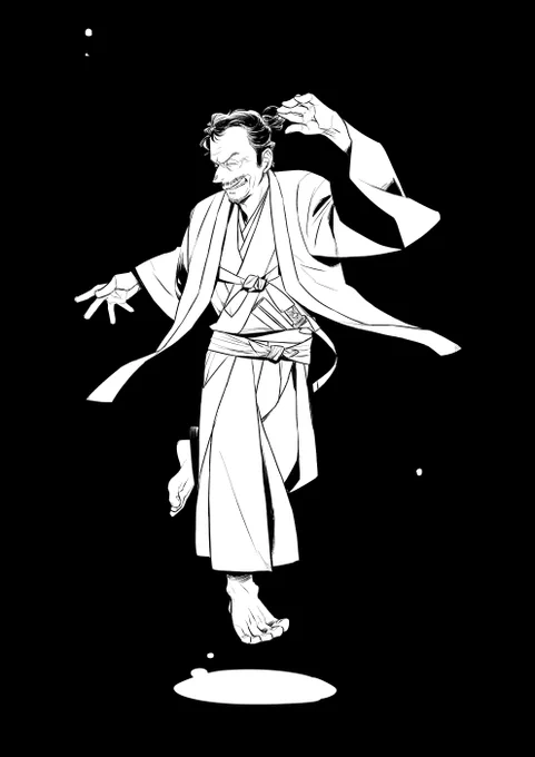 松永様命日ということで。闇夜に踊れ、乱世の梟雄この梟雄ほんと面倒見良かったなーー!#麒麟絵 