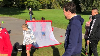 J'ai eu le plaisir ce dimanche matin d’inaugurer les équipements sportifs créés par <a href="/VilledeCMz/">Ville de Charleville-Mézières</a> au Mont Olympe. Nous avons la chance de bénéficier d'un superbe poumon vert à deux pas de l'hypercentre, profitons-en ! #Sport