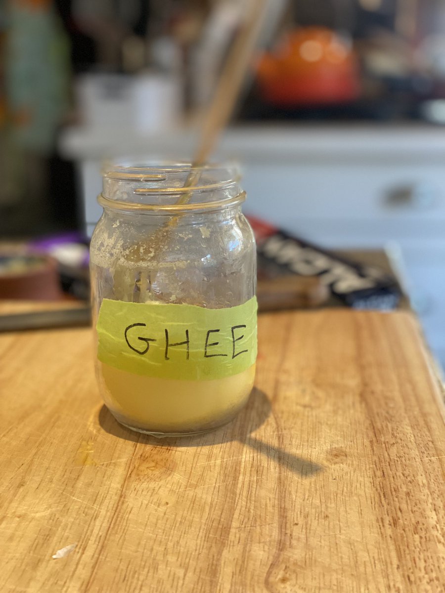 the_money_pit's tweet photo. Thanksgiving potatoes are a mix of russets and German butterballs, parboiled and then roasted in a thyme-infused clarified butter. https://t.co/hoCuH7umHp