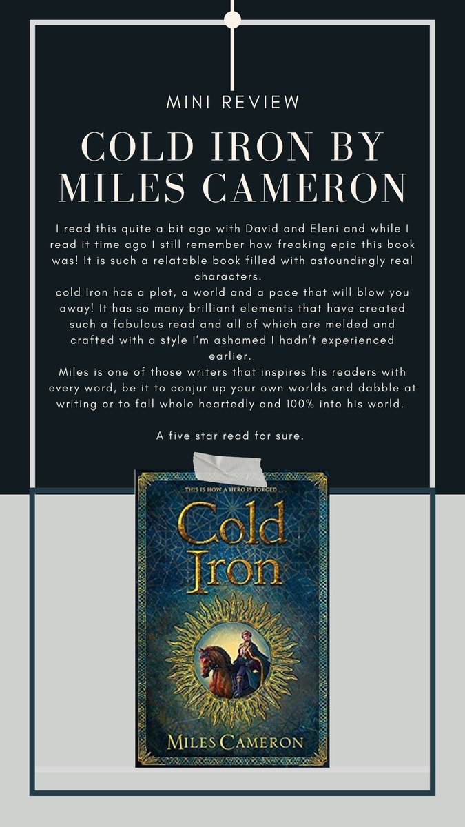 #MiniReview 

I loved this book and I know <a href="/BookMeanderings/">David S 🤓📚</a> and @eleni_argyro did too!! 

Such a great buddy read 🥰🥰