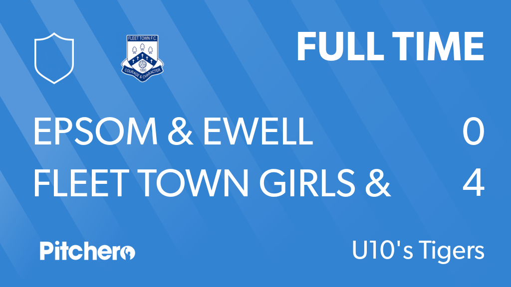 FULL TIME: Epsom &amp; Ewell Colts U10s Hoops 0 - 4 Fleet Town Girls &amp; Ladies FC
#EPSFLE #Pitchero
fleettowngirlsandladiesfc.co.uk/teams/141345/m…