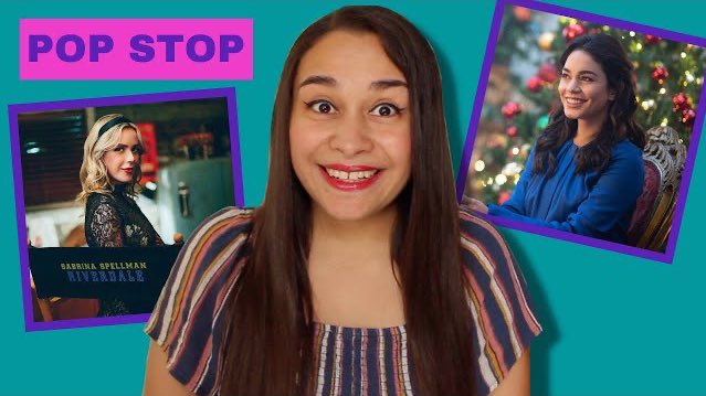 kaymaldo's tweet photo. A speedy new #PopStop is here! 💨 We’re talking the cast of @OnMyBlock's #Freeridge spin-off, @flanaganfilm’s new Edgar Allen Poe series, Sabrina Spellman heading to @CW_Riverdale, @lockekeynetflix season 2, #Encanto, @Netflix's holiday lineup, and more: https://t.co/y8zA9pqHbU https://t.co/IyNaCBxkXD