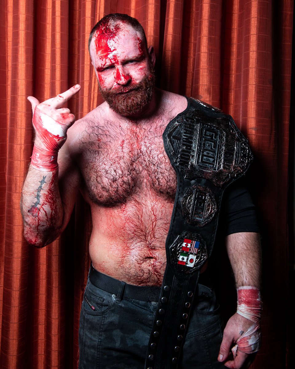 Solo_Wrestling's tweet photo. AsΓ quedΓ³ Jon Moxley tras #GCWFightClub
Un crack en todos los sentidos https://t.co/fOPmeu8Acd