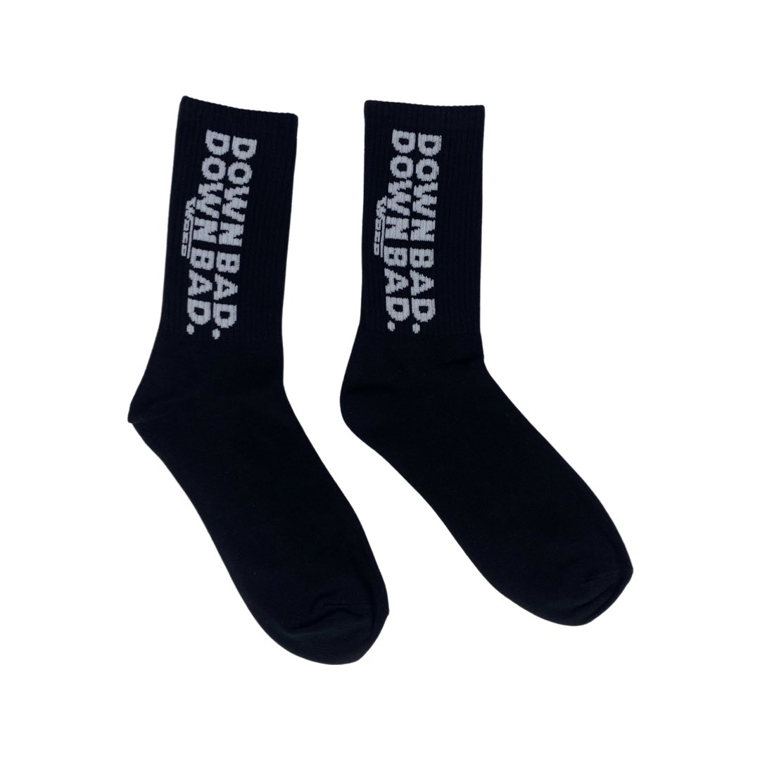 wavyoaksco's tweet photo. RETWEET for a chance to win a free pair! DOWN BAD. Socks Available Now! https://t.co/KWyJoBu7mH https://t.co/y2h1GmYvr8