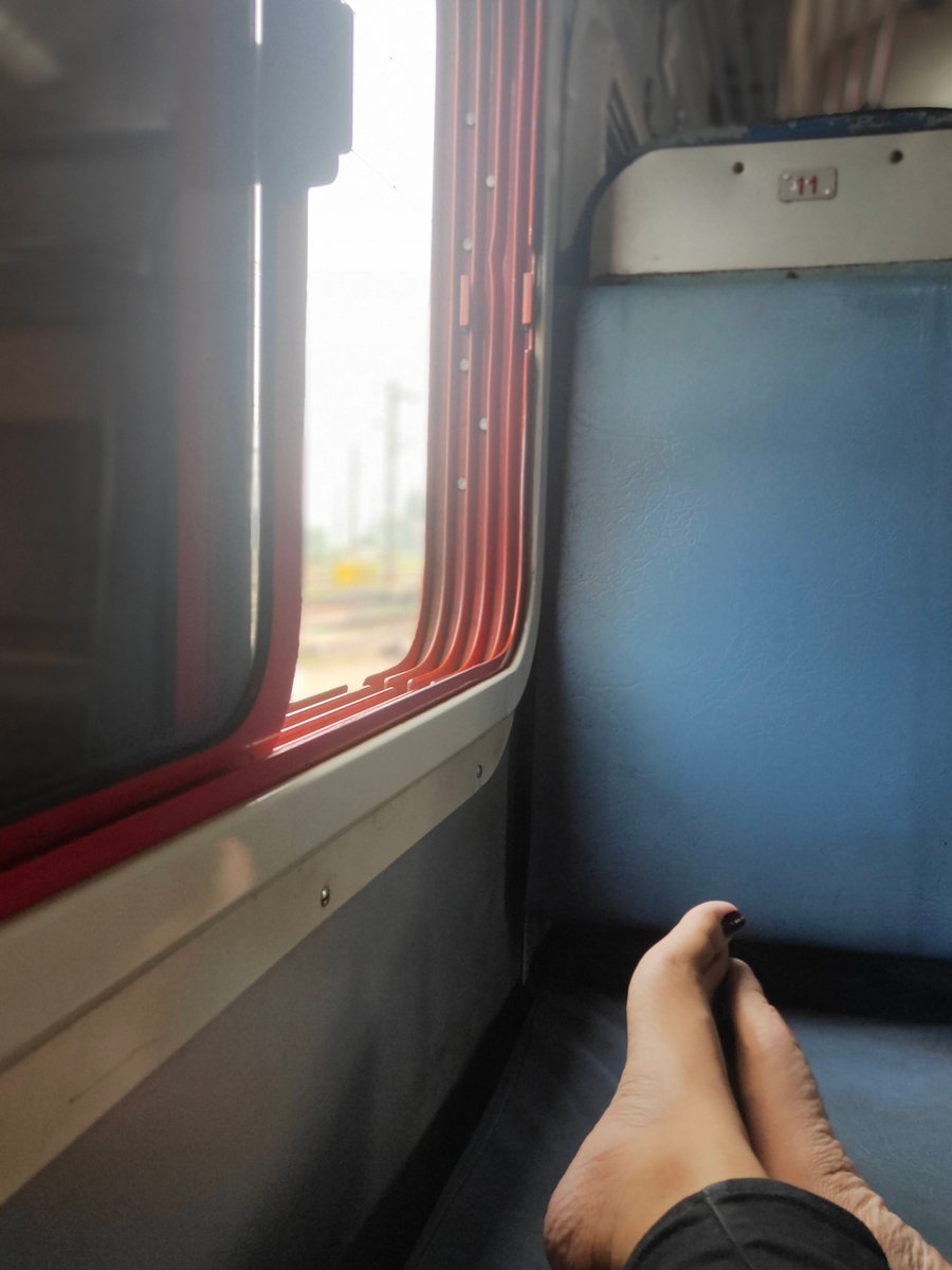 Lipsa Priyadarsini (@apocalipsa_23) on Twitter photo For some reason train journeys take me to a different zone. 
If I happen to meet someone right after and I am asked, how is work.. I am like .. oh work, where do I work, what do I work on.. it takes me few good seconds to recall everyday jargons. Probably trains are my escape. For some reason train journeys take me to a different zone. 
If I happen to meet someone right after and I am asked, how is work.. I am like .. oh work, where do I work, what do I work on.. it takes me few good seconds to recall everyday jargons. Probably trains are my escape.
