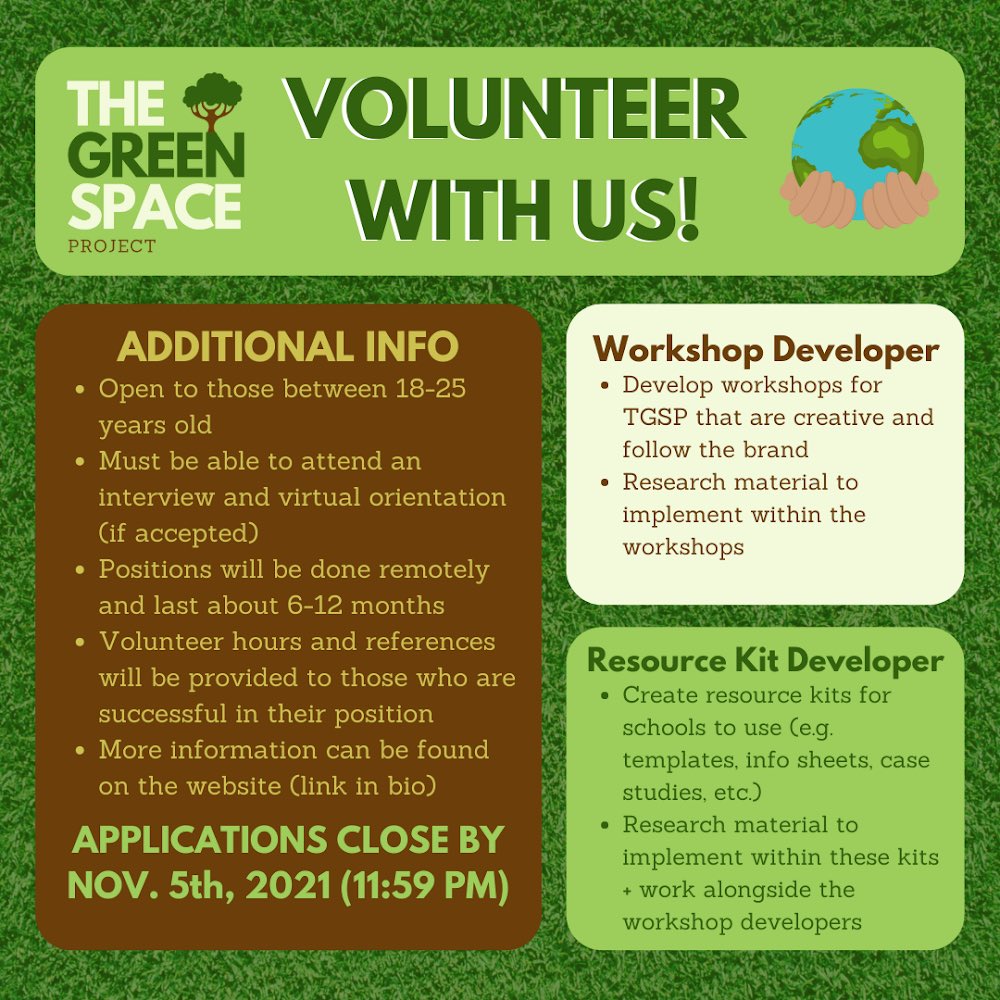 TGSP is ready to offer senior roles of Workshop and Resource Kit Developer to youth ages 18-25! This opportunity is perfect for those seeking a challenge but wanna have fun &amp; collaborate with other people! Good luck &amp; APPLY TODAY!