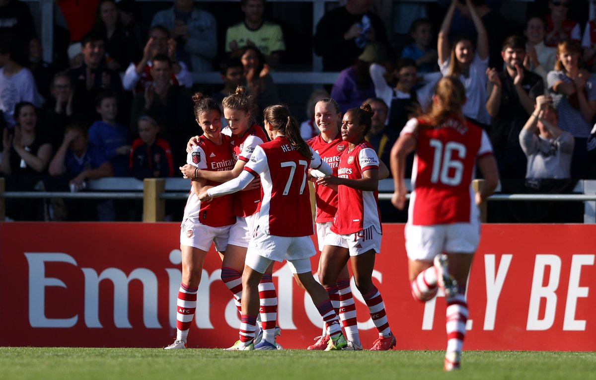 FAWSL, Arsenal, celebracion del segundo gol