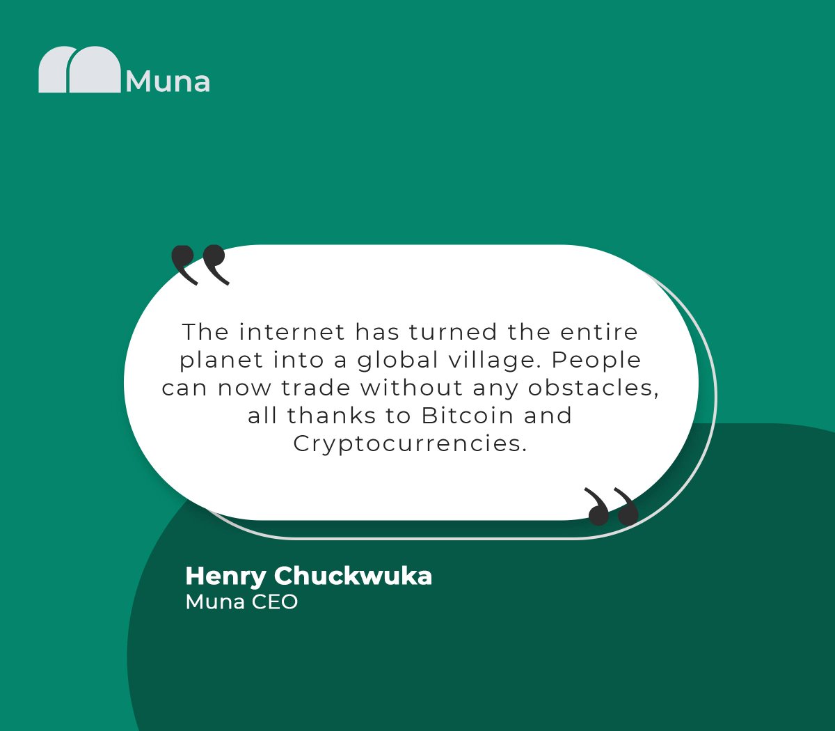 useMunawallet's tweet photo. Cryptocurrencies are helping us trade without barriers.π₯π
#cryptocurrencies #bitcoin #cryptosavingsapp https://t.co/aerc6DZIKL