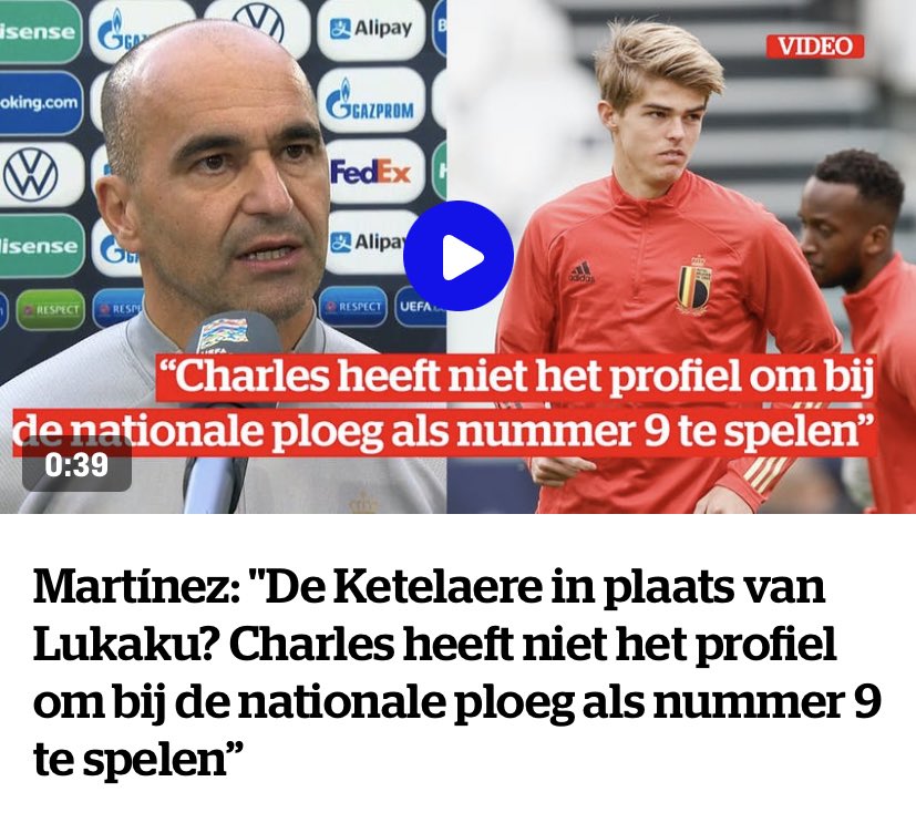 elastaubert's tweet photo. he has 0 respect for his players huh???? and de ketelaere was the only one that made a goal? Martinez doesn’t have the profile to coach the national team #MartinezOUT https://t.co/HMnlm6ojEm