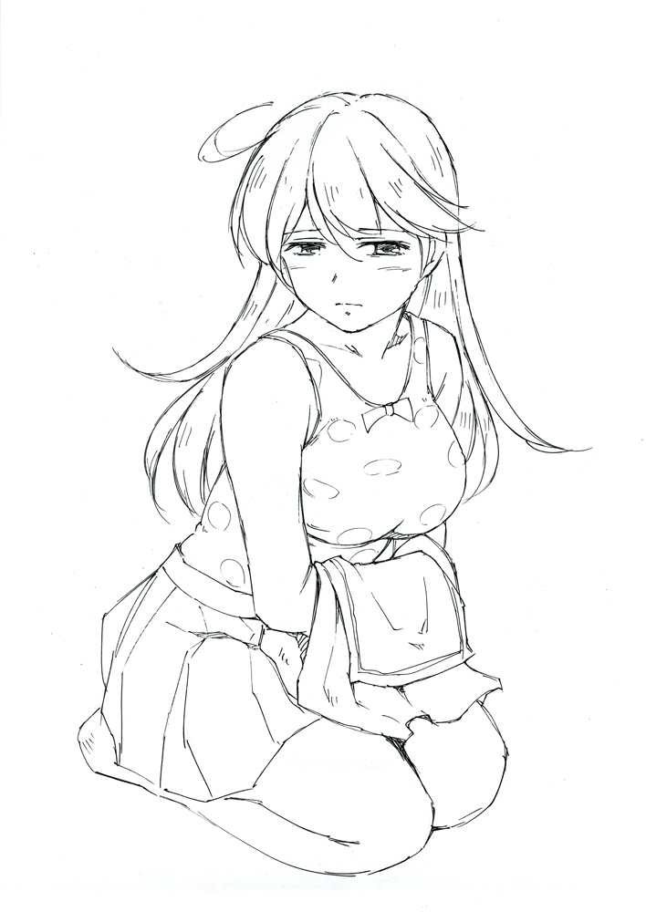 #秋だけどまだ全然暑いので水着絵再掲してもいい
ホントまだ暑いですね😅 