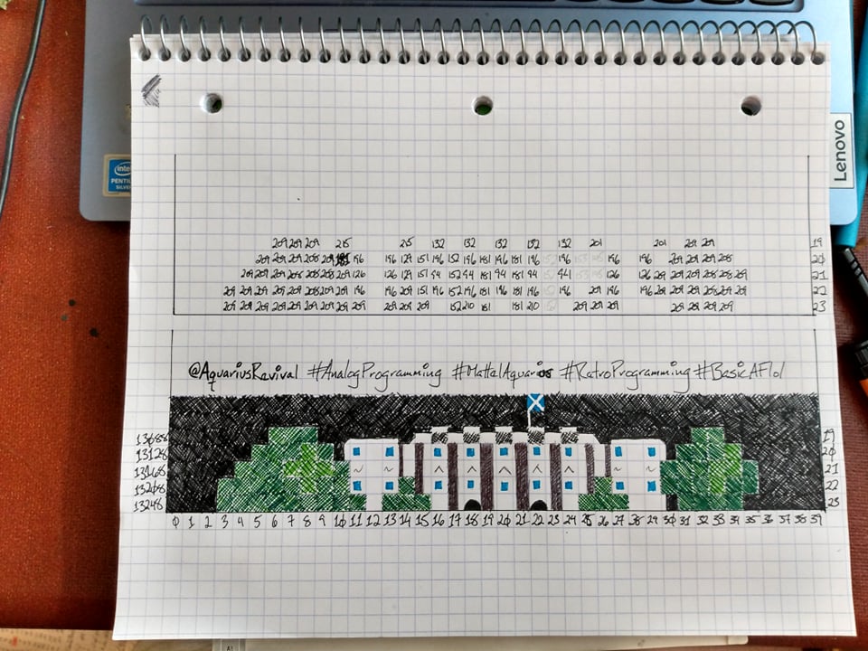 AquariusRevival's tweet photo. #WHChallenge #MattelAquarius #RetroProgramming #AnalogProgramming #DoomsdayDefender @loudscotsbloke @retrogamecoders @6502nerd @Simon_Cronosoft #OhBoy #PewPew #MeanwhileInKy https://t.co/ZnNc2FvCPN
