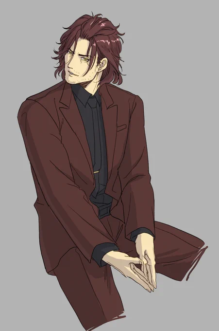 #XVtober 10.SUIT/スーツ
スーツ!かきたい!と思って描き始めたのに睡魔に勝てない
#XVtober2021 