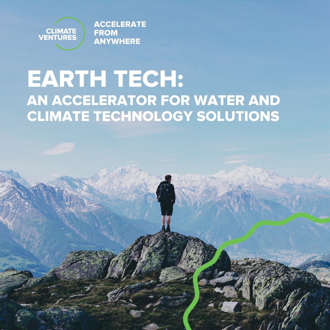 Applications for our 2022 Earth Tech cohort are live! This 6-month accelerator is open to early-stage startups &amp; nonprofit social enterprises anywhere in Canada using technology to address climate and water challenges and seeking product-market fit. Apply: bit.ly/3oE5gfK