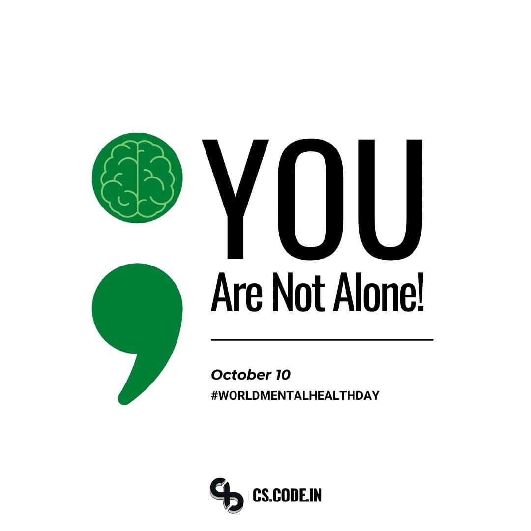 codedotin's tweet image. Take help! Don&apos;t fight your bugs alone. That&apos;s the algorithm of a good life. :)🎗️

#codingbootcamp #csengineer #engineering #cs #mentalhealthweek2021 #mentalhealthweek  #mentalhealthweek #mentalhealthwellbeing #mentalhealthday #worldmentalhealthday #debug #sunday #Trending #trend