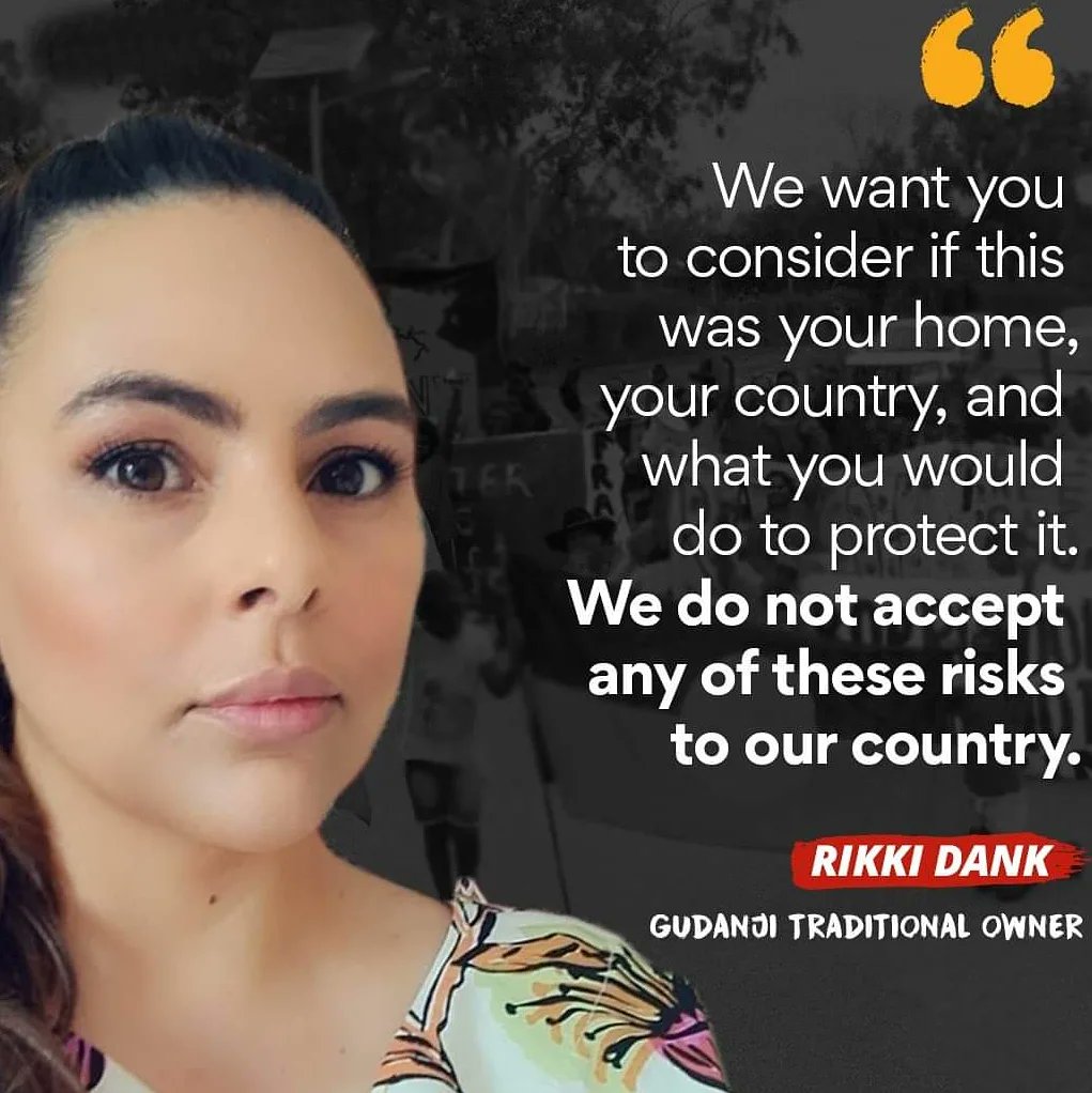 One of our Traditional Owners, we have all said no. No to fracking on our country!

#ClimateCrisis #ClimateAction #ClimateJustice #environmentdefenders #landrights 

@Billbrowder @RobertsonQC @GretaThunberg @GetUp