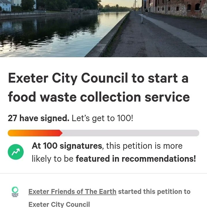 foe_exeter's tweet photo. Lottie and @Tristanallen0 at an outreach event launching our campaign to push Exeter City Council to start a food waste collection. Petition &amp; info: https://t.co/UrdNKSBn3Y
A fantastic opportunity to network with likeminded people and to grow our group. https://t.co/UtAHQXFRMB