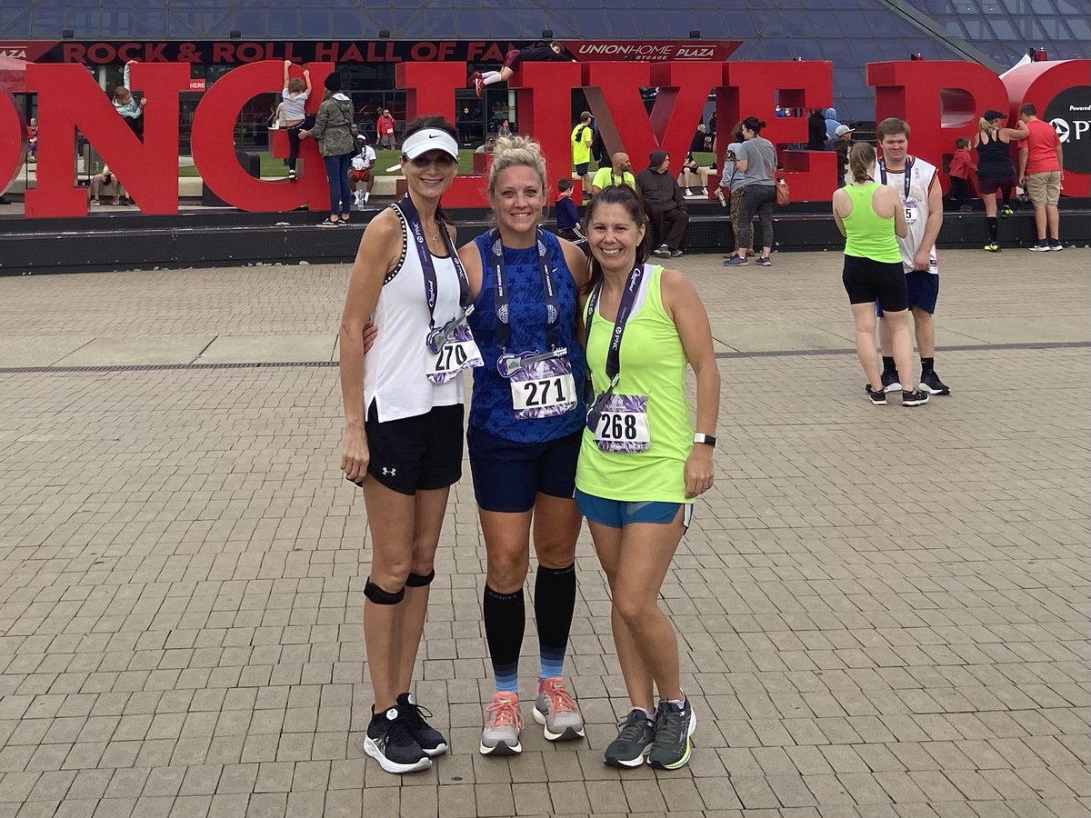 Mkoussa's tweet photo. All those 4am mornings before school paid off… finished my first half today! There are no limits to what you can accomplish if you set your mind to it! #thirteenpointone #goals #run #CLErockhallhalf https://t.co/BVGalaVmIk