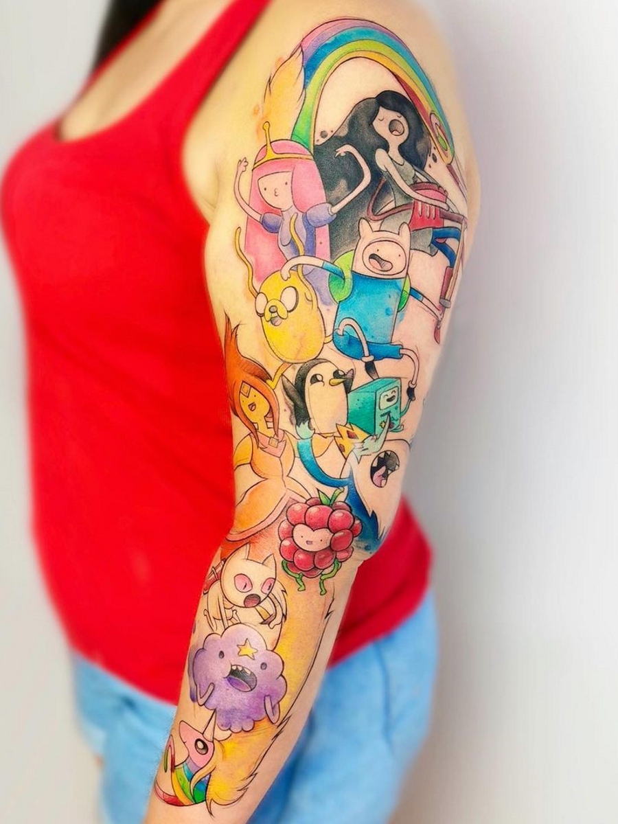 Adventure time tattoo  Tattoogridnet