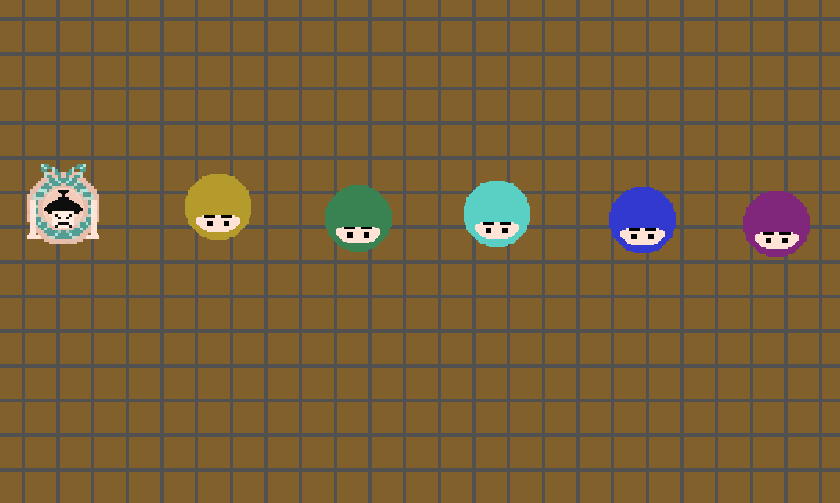 I finished some basic pixel art for the game.
I had to change up the colour palette so it doesn't hurt your eyes as much.

Got a basic story too, about some ninjas invading a sumo dojo or smth.

#gamedev #IndieDev #IndieGameDev