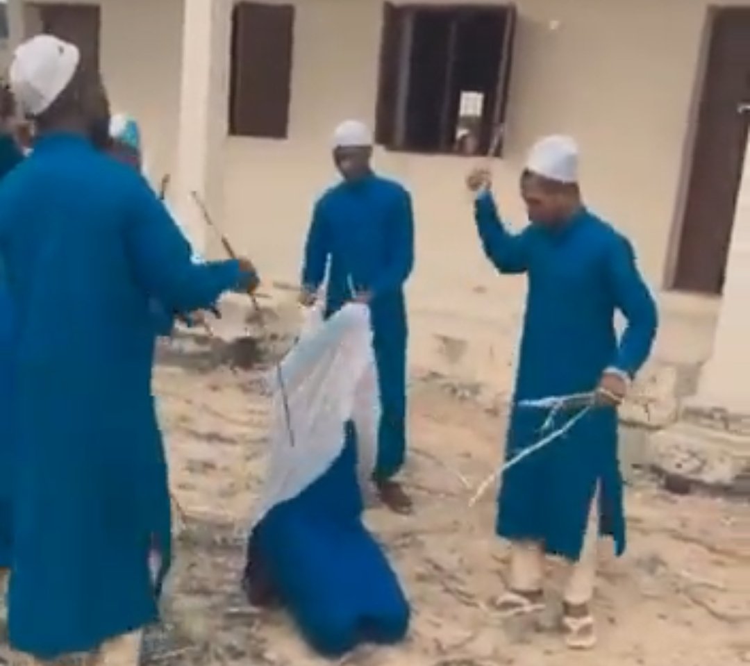 SaharaReporters's tweet photo. TRENDING VIDEOS: Cleric Asks Islamic Students To Brutally Flog Colleagues For Attending Birthday Party In Kwara | Sahara Reporters https://t.co/wGwPMm4EoP https://t.co/K2CcPb9Q3d