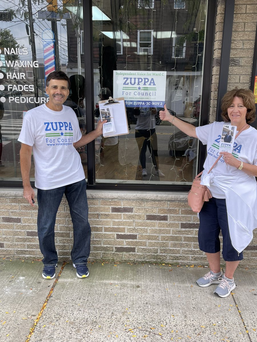 TomZuppaJC's tweet image. Thank you to my crazy family for helping me campaign this weekend…Change is coming to Ward C block by block!!!