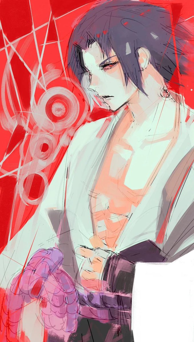 Sasuke illustration by Sui Ishida