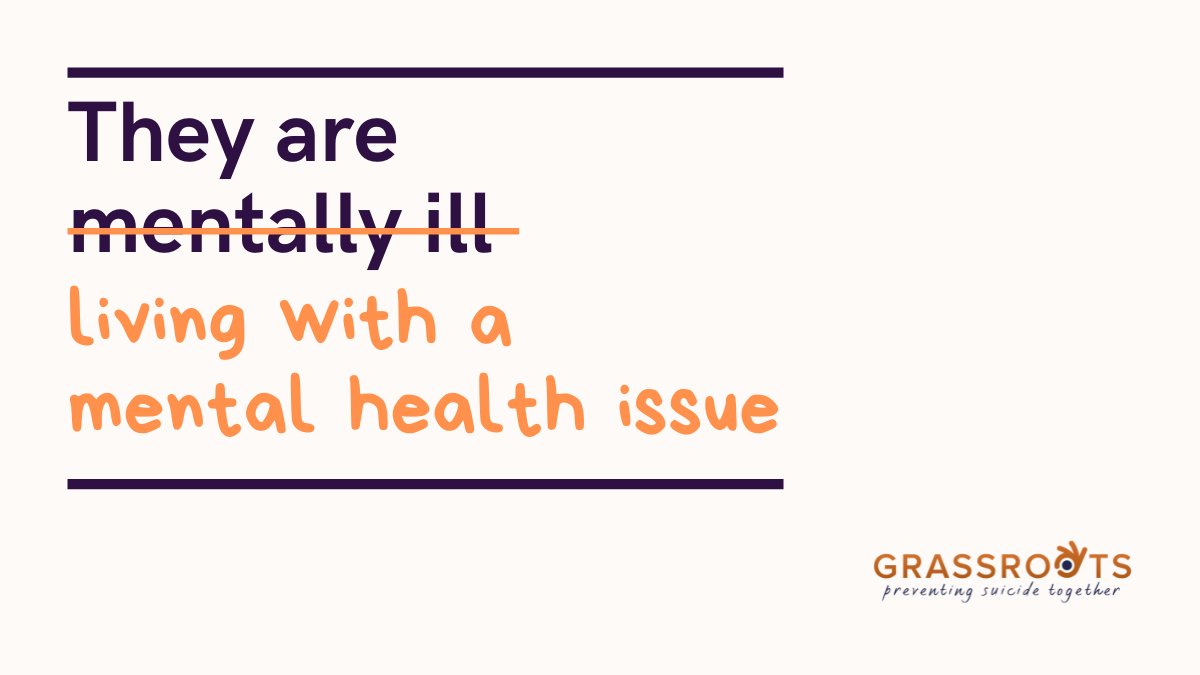 Research has shown that the language we use has real effects on our levels of acceptance and tolerance for people living with mental health issues.

By swapping out harmful language we can make a huge difference, with minimal effort.❤️

#WorldMentalHealthDay #WMHD2021