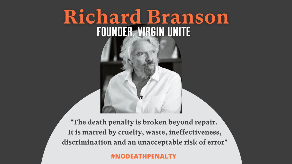 We have an incredible panel joining our event tonight for the launch of the 'It Could Happen To You' film series. 

Our guests include death row exoneree, Sabrina Butler-Smith, Virgin Group Founder, <a href="/richardbranson/">Richard Branson</a> &amp; RBIJ CEO, Celia Ouellette.

Tix: bit.ly/3zYtEe2