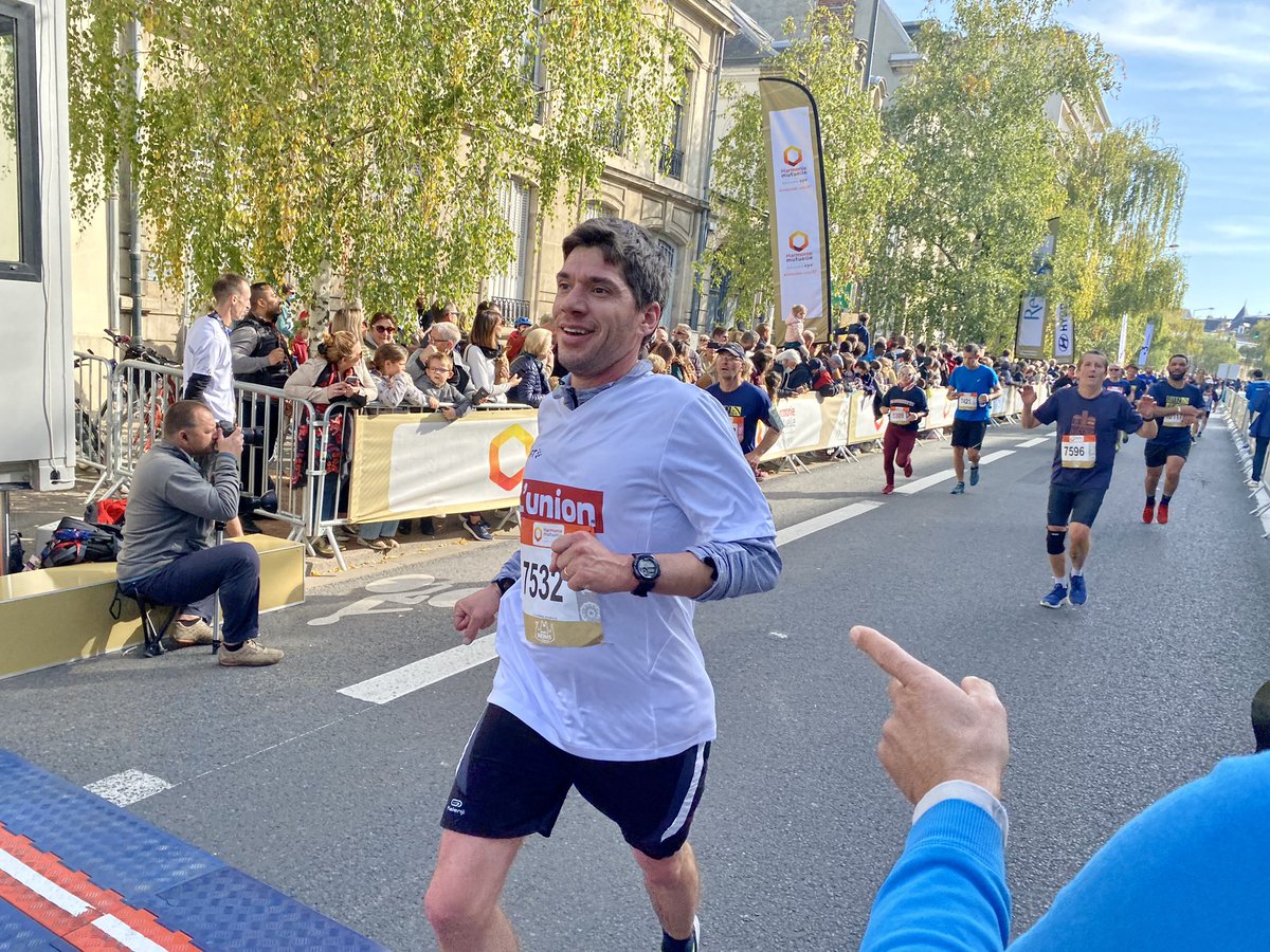 <a href="/leblevec/">yann le blévec</a> @UnionArdennais Super organisation, super météo, super tracé, super ambiance (et super courbatures 😅). Top le #RunInReims ce dimanche ! Merci <a href="/beaussartA/">Beaussart Aurélie</a> pour le souvenir 😉