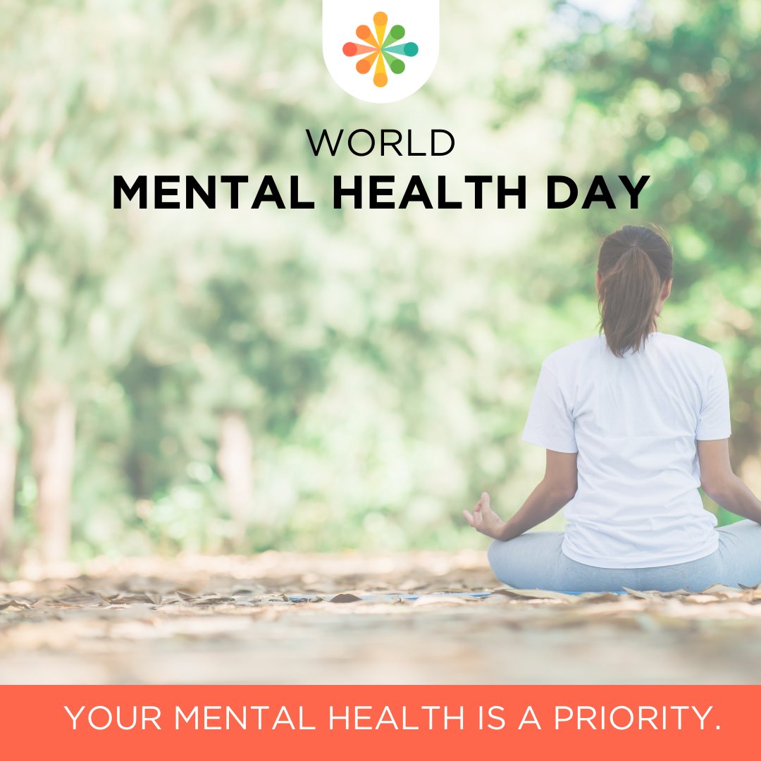 Happy World Mental Health Day! 🧠

Take some time today to make your mental health a priority. Engage in some self-care, spend time with loved ones, or reach out to a mental health professional for support. ❤️

#MentalHealthDay