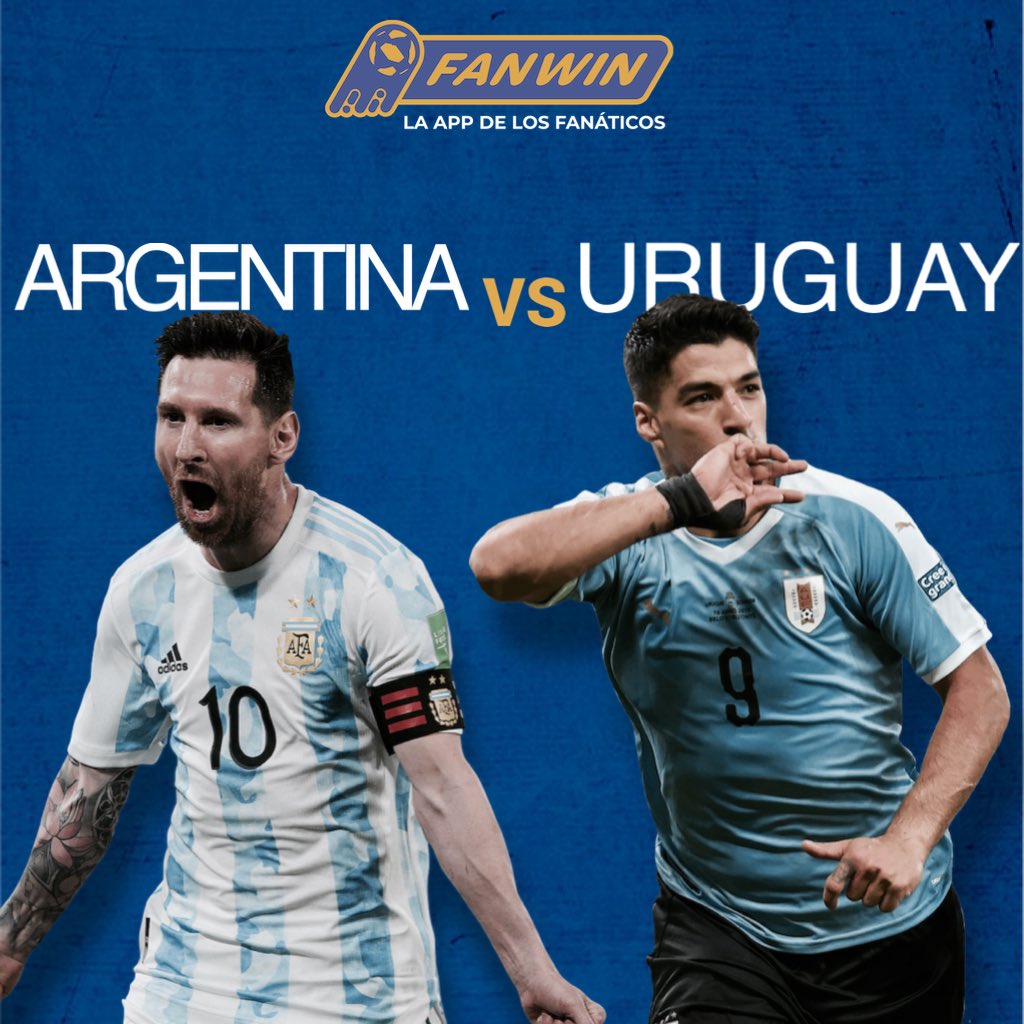 fanwinapp's tweet photo. Clásico del Río de La Plata, mucha historia. Argentina 🇦🇷 🆚 Uruguay 🇺🇾 en El Monumental. ¿Cómo salen?
#FanWin https://t.co/3YoRVNpUgh