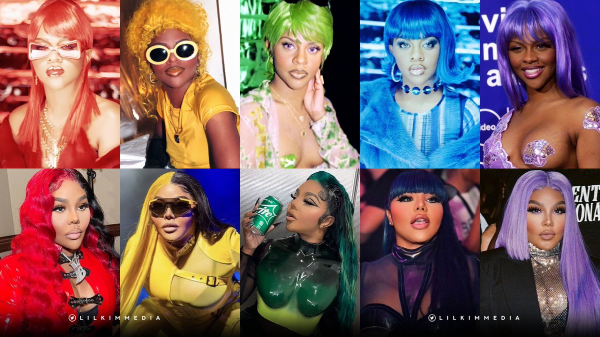Lil' Kim recently recreated her most iconic monochrome looks from the ...