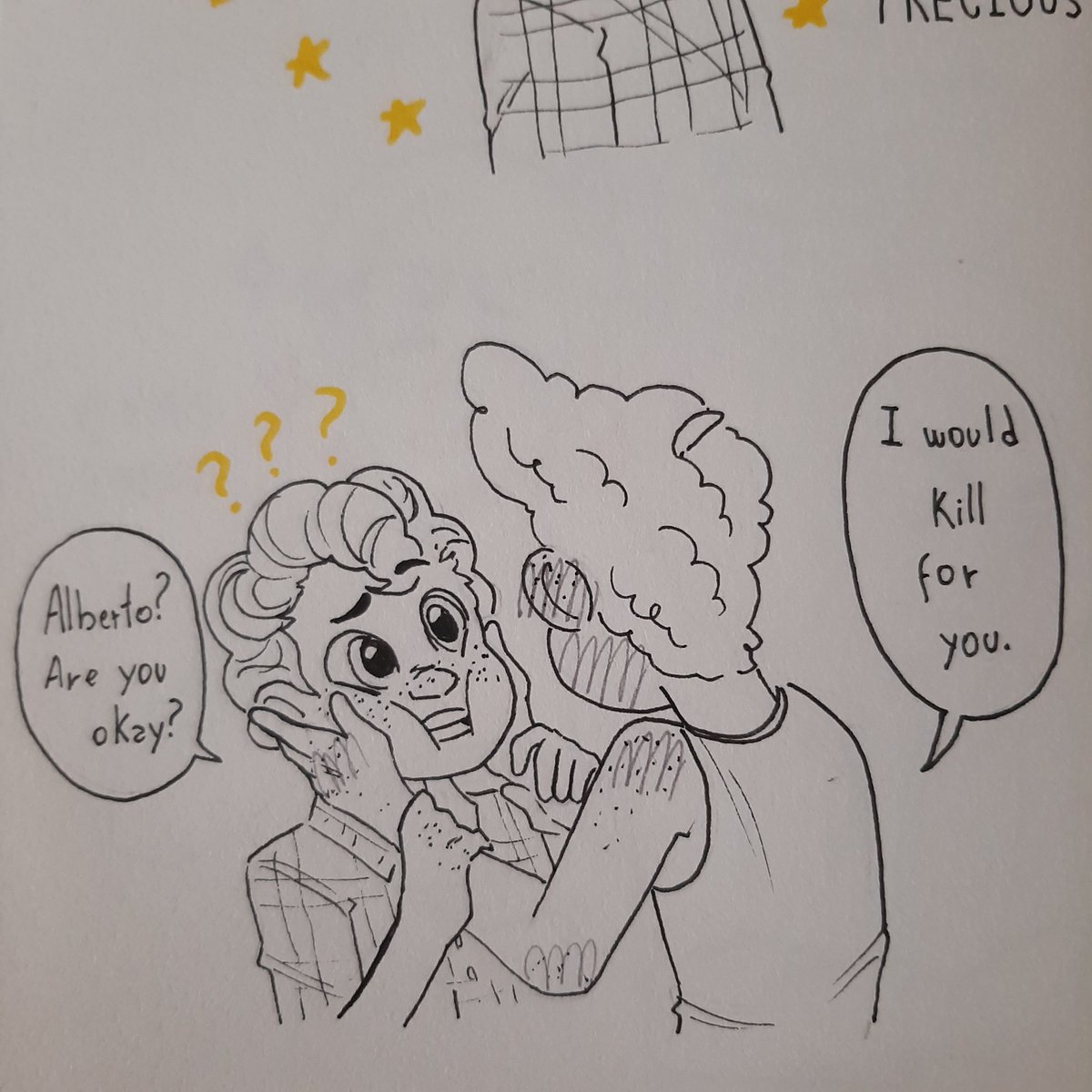 Day 10 - Precious 

Sometimes Luca's cuteness gets the best of Alberto and he just wants to protect him :3

#judraw #lucamovie #inktober #shiptober #inktoberday10 #day10 #luberto