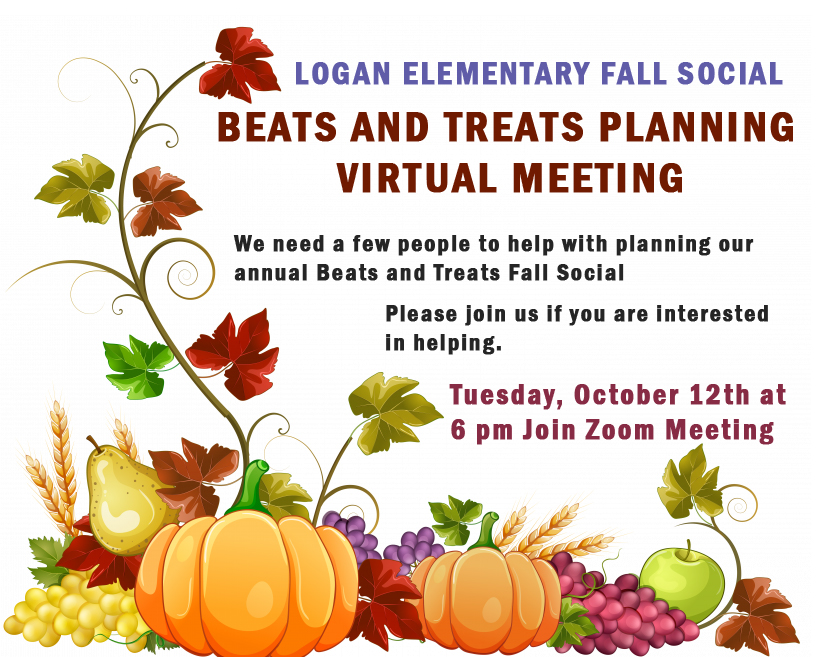 BEATS AND TREATS PLANNING VIRTUAL MEETING
Please join us if you are interested in helping.
Tuesday, October 12th at 6 pm Join Zoom Meeting
a2schools.zoom.us/j/86881106750
(Meeting code and meeting id: Please check your inbox for an email from PTSO)