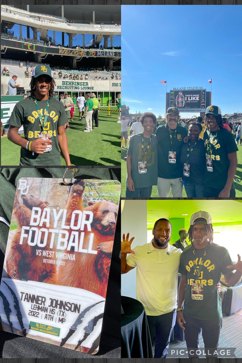 I had a great time at Baylor yesterday!  Thank you for the invite <a href="/jkbtjc_53/">James Blanchard 🌵</a> !! <a href="/coachdwetzel/">David Wetzel</a> @coachkcurtis  <a href="/CoachPowledge/">Matthew Powledge</a> @CoachMcGuire_BU <a href="/LehmanLobosFB/">Lehman Lobos Football</a> <a href="/BaylorBears247/">BearsIllustrated</a> <a href="/SicEmSports/">SicEmSports</a> #SicEm