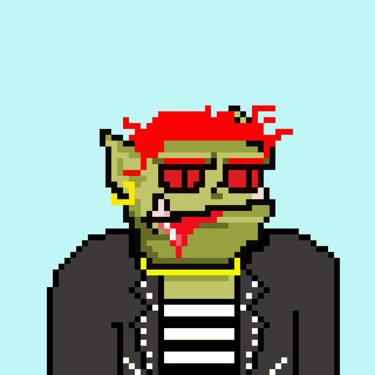 CyberOrcs's tweet photo. latest Cyber Orc released to the wild, ready for #Halloweennft at @opensea (https://t.co/xGo2pnvhkq).  First drop taking place today. #NFTs #nftart #nftcollectors #NFTartists #NFTdrops #nft https://t.co/yaGyPqpFID